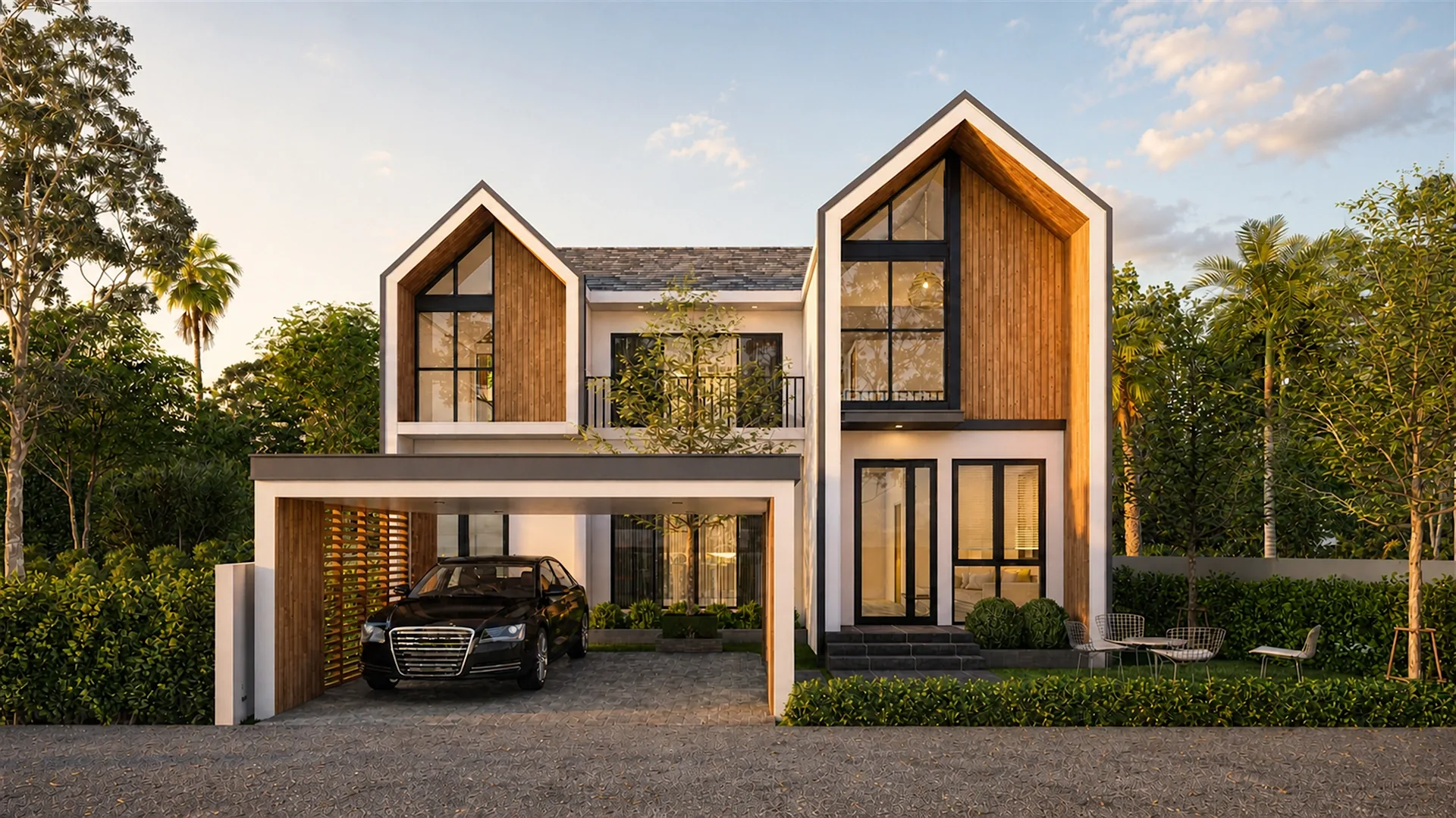 บ้านสไตล์ Nordic โดย OBILIS House