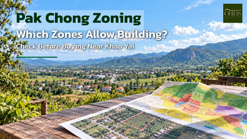 Pak Chong Zoning: Which Land Zones Allow Building Before You Buy Near Khao Yai