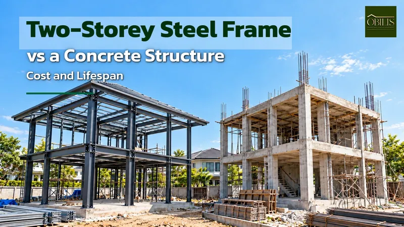 Two-Storey Steel Frame House vs Concrete: Cost and Lifespan in Thailand