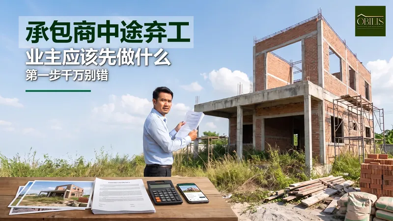 承包商弃工怎么办？泰国业主必须先做的事