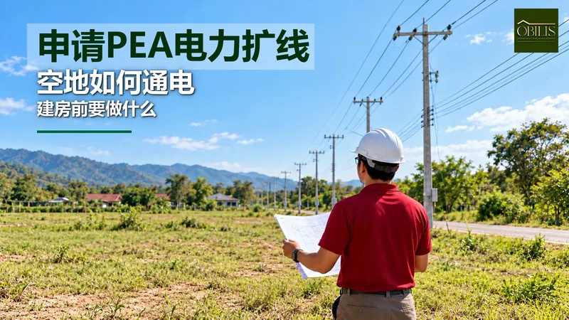 空地未通电?申请PEA电力延伸完整指南