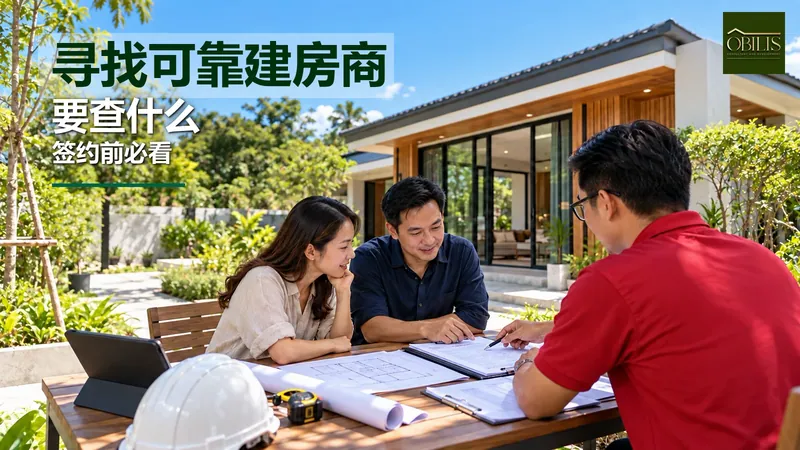在泰国找靠谱的建房承包商,签约前该查什么