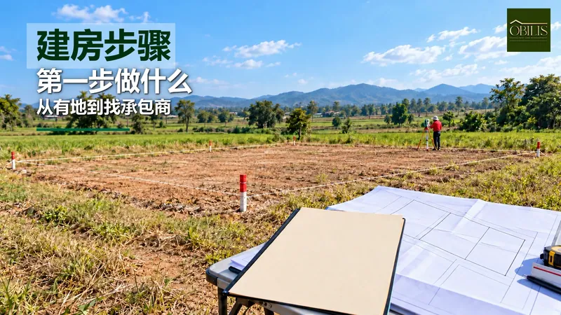 开始建房该先做什么?从有地到找到承包商的完整顺序
