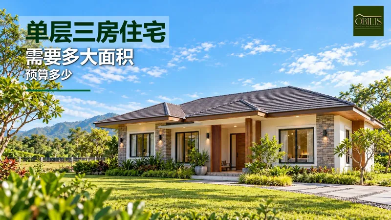 单层三房住宅设计 需要多大面积 预算多少