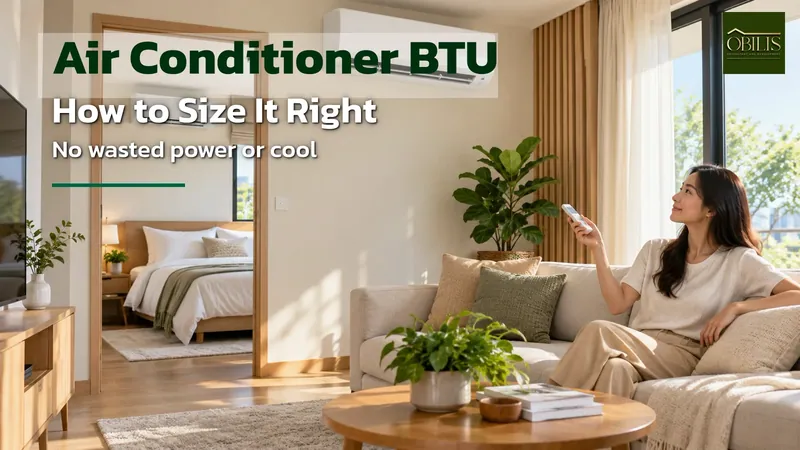 Air Conditioner BTU Size for Bedrooms and Living Rooms: How to Get It Right