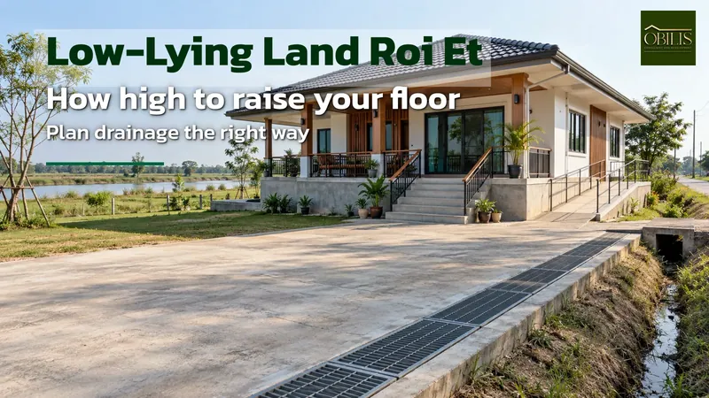 Building a House on Low-Lying Land in Roi Et: How High to Raise the Floor and Plan Drainage