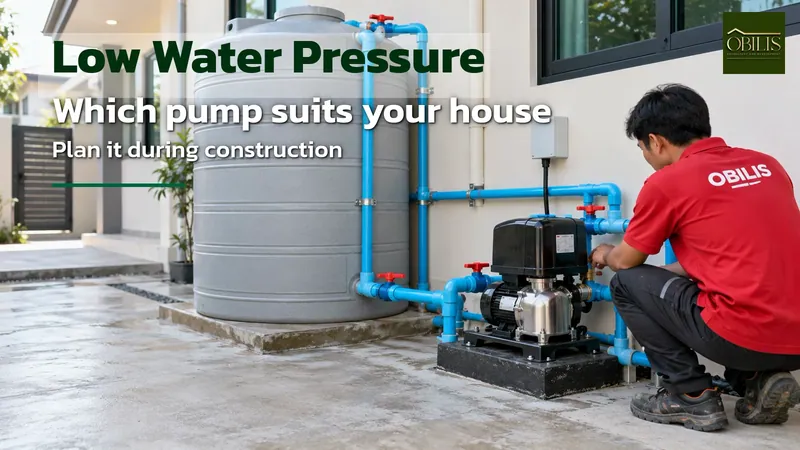 Low Water Pressure? Choosing a House Water Pump and Planning the System During Construction