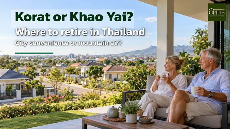 Korat or Khao Yai for retirement: city convenience or mountain air?
