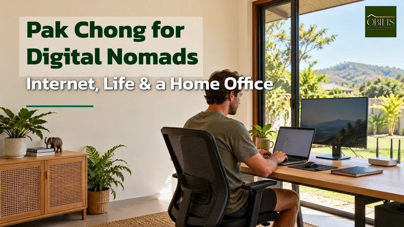 Pak Chong for digital nomads: internet, life and a home office