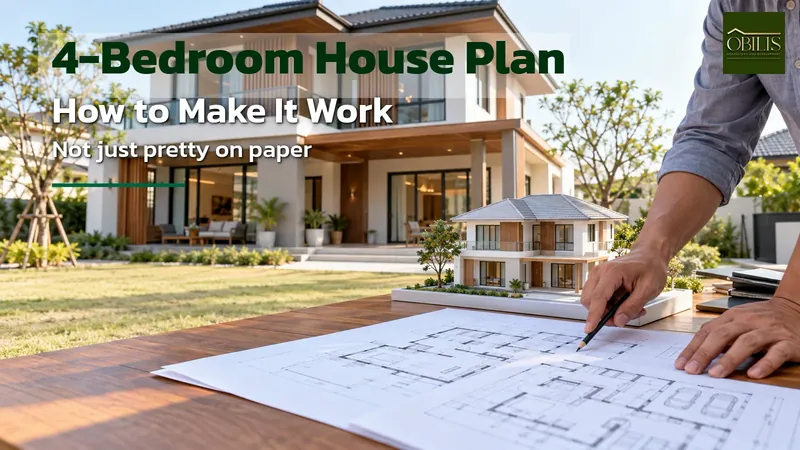 Two-Storey, 4-Bedroom House Plans: How to Lay Out a Floor Plan That Actually Works