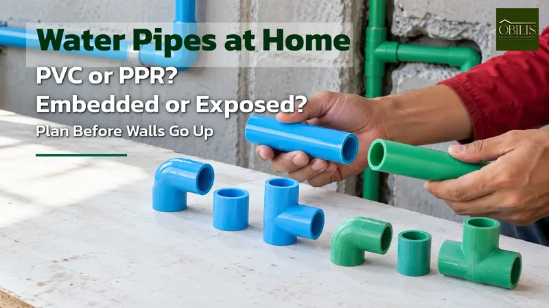 Water Pipes in the House: PVC or PPR, Embedded or Exposed — What’s Right for Your Home