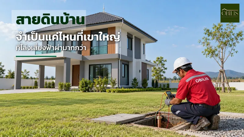 สายดินบ้าน และการป้องกันฟ้าผ่า จำเป็นแค่ไหน โดยเฉพาะบ้านเขาใหญ่ที่อยู่บนที่โล่งและที่สูง