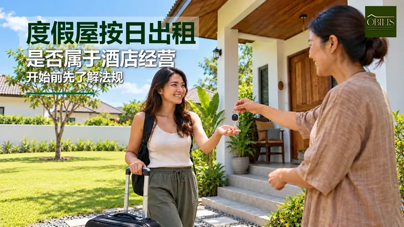 度假屋按日出租是否属于酒店经营?需要申请什么许可?