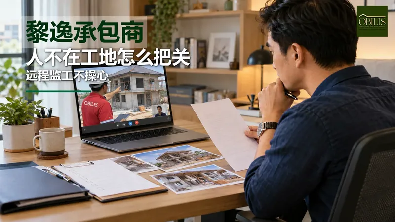 黎逸建房承包商怎么选?人不在工地时的把关要点