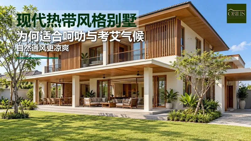 现代热带风格别墅是什么?为何适合呵叻与考艾的湿热气候